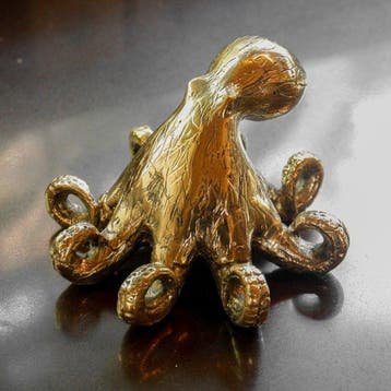 Sculpture, NO RESERVE PRICE - Octopus Sculpture - 15 cm -