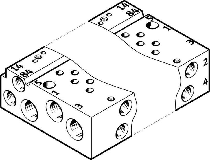 Festo Rail De Collecteur - 566546, Bricolage & Construction, Outillage | Autres Machines, Envoi