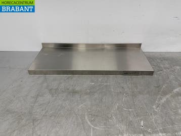 Etagère murale en acier inoxydable 80 x 30 cm Horeca, Verzenden