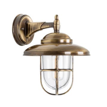 Scheepslampen & Maritiem Monte Muurlamp Brons, Verzenden, Nieuw