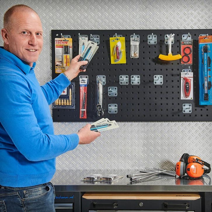 Datona Basis set haken voor gereedschapsbord - 15 cm -, Bricolage & Construction, Établis, Enlèvement ou Envoi
