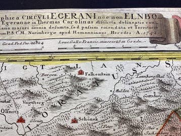 Tsjechië - Eger (Cheb) en Elbogen (Loket) in Bohemen (het, Livres, Atlas & Cartes géographiques