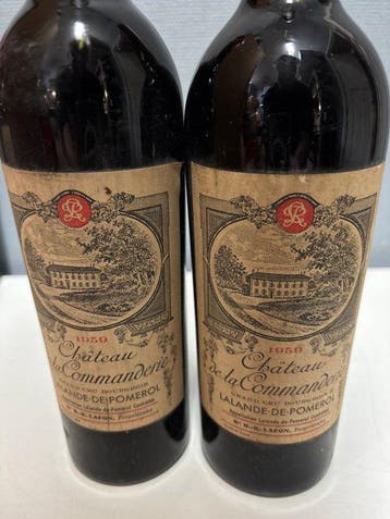 1959 Chateau de la Commanderie - Lalande-de-Pomerol - 2, Verzamelen, Nieuw