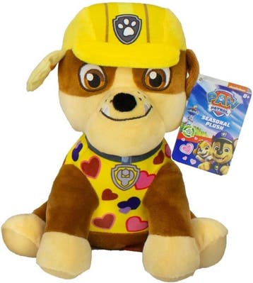 Nickelodeon PAW Patrol Rubble Knuffel 25 cm, Kinderen en Baby's, Ophalen of Verzenden, Nieuw