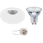 Dimbare 7W LED Spot - Ronde Mat Witte Inbouwspot met GU10 Fi, Verzenden, Nieuw