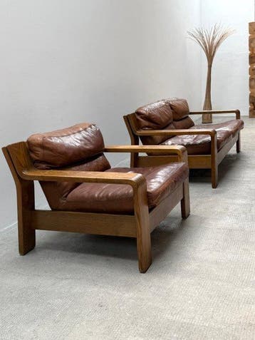 Rolf Benz - Zitgroep (2) - RB 5200 - Leder, Eik -
