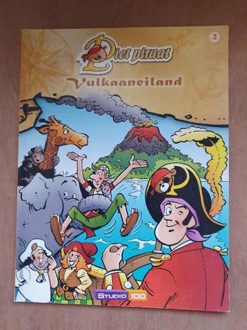 Piet piraat vulkaaneiland, Studio 100, Deel 2, Paperback, Verzenden, Gelezen, Studio 100
