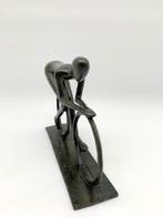 Figuur - Wielrenner - 21 cm - Brons, Antiquités & Art, Curiosités & Brocante