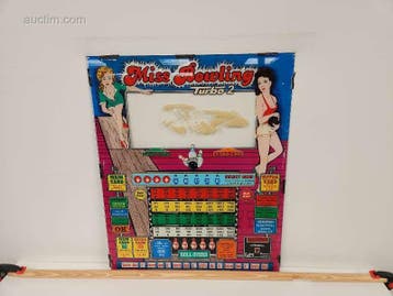 Originele frontplaat van bingo-en spelautomaat..., Nieuw
