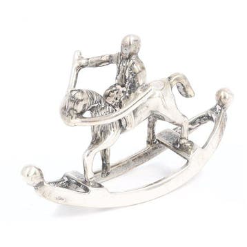 NO RESERVE - Weeda/Stout - Miniatuur hobbelpaard en smid -