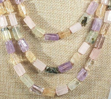 Amethist, Citrien, Prehniet en Roze Kwarts - NATUURLIGE, Verzamelen, Mineralen en Fossielen