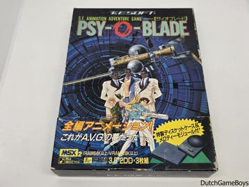 MSX - T & E Soft - PSY-O-Blade, Verzenden, Gebruikt