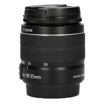 Canon EF-S 18-55mm f/3.5-5.6 III met garantie, Ophalen of Verzenden, Gebruikt