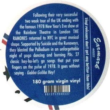Ramones - Live, January 7, 1978 at The Palladium, NYC (2, Nieuw in verpakking