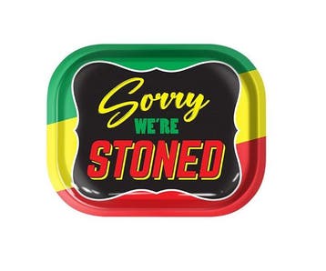 Rolling Tray - Stoned Rasta     Small, Verzenden, Nieuw