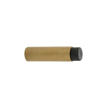 Deurstopper wandmontage 80x22mm getrommeld messing - muur..., Ophalen of Verzenden, Nieuw, Koper of Messing, Overige typen