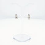 Boucles doreilles - 14 carats Or blanc Diamant (Naturelle)