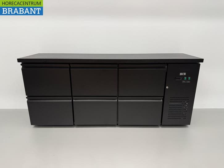 HCB Backbar Bar Cooler 6 tiroirs 425 litres 200,5 cm 230V, Articles professionnels, Horeca | Équipement de cuisine, Envoi