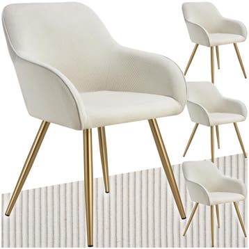 Eetkamerstoel Marilyn, koordlook, gestoffeerd, Huis en Inrichting, Stoelen, Verzenden, Nieuw