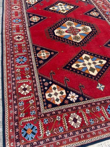 Indo Yalameh - Gereinigd - handgeknoopt - wol - Tapijt - 350, Nieuw