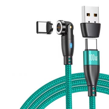 USB Type C naar USB Type C Magnetische Oplaadkabel - 1 Meter, Telecommunicatie, Mobiele telefoons | Telefoon-opladers, Verzenden