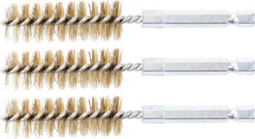 Bgs Technic Messingborstel 16 mm 6,3 mm (1/4) 3-dlg, Auto-onderdelen, Banden en Velgen, Verzenden, Nieuw