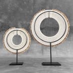 Ornement décoratif - NO RESERVE PRICE - Pair of white