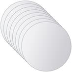 vidaXL 16 st Spiegeltegels rond glas, Verzenden, Nieuw