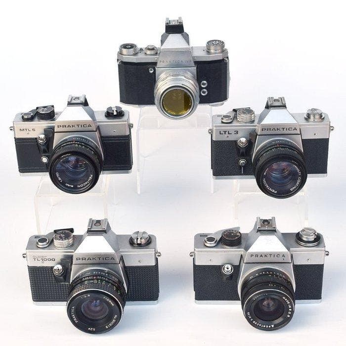 Praktica LTL3, Super TL 1000, L, IV F en MTL5 | Appareil, TV, Hi-fi & Vidéo, Appareils photo analogiques