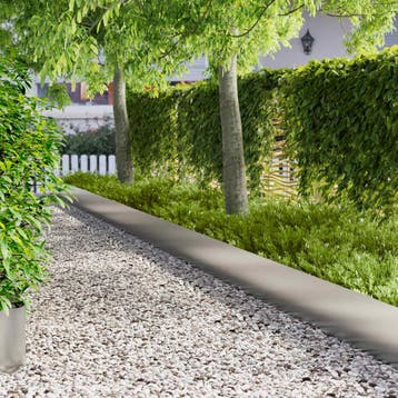 vidaXL Gazonrand 20 st 100 x 22 cm Staal zilver, Jardin & Terrasse, Traverses & Bordures, Verzenden