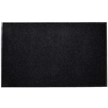 vidaXL Deurmat 90x120 cm PVC zwart, Verzenden