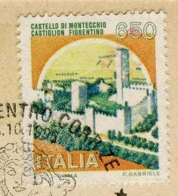 Italie 1986/1986 - 650 lire Castelli orange - Non catalogato, Postzegels en Munten, Postzegels | Europa | Italië