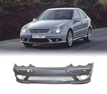 Pare Chocs Frontal Pour Mercedes W203 00-04 Look Amg Pdc, Autos : Pièces & Accessoires, Verzenden