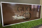 Lichtgevend Gucci-bord - Gucci - Reclamebord - Metaal