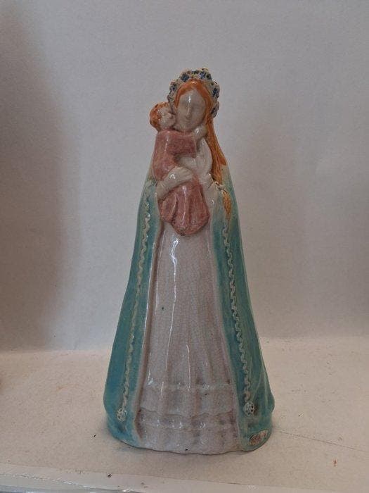 Domien Ingels (1881-1946) - Beeld, Madonna met Kind - 31 cm, Antiek en Kunst, Antiek | Boeken en Manuscripten
