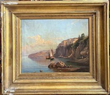 Alessandro La Volpe (1820-1887) - Marina di Sorrento