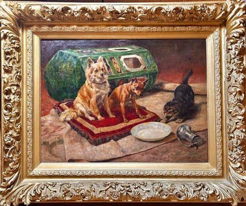 Charles Boland (1850-) - Melk-stelende kat