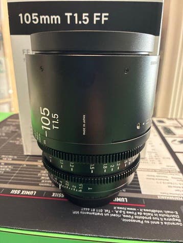 Sigma 105mm T1.5 FF Prime lens