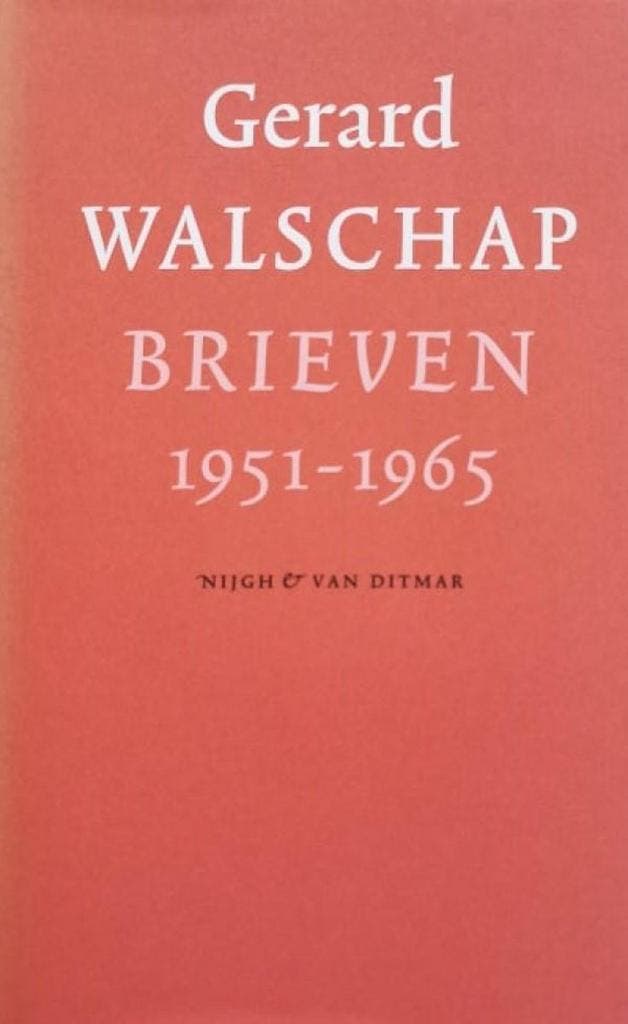 Brieven 1951-1989 set 9789038884073 G. Walschap, Livres, Littérature, Envoi