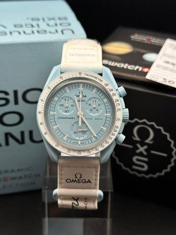 Omega x Swatch - MoonSwatch - Mission to Uranus - Sans prix, Bijoux, Sacs & Beauté, Montres | Hommes