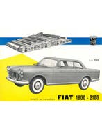1959 MORETTI FIAT 1800 | 2100 LEAFLET ITALIAANS
