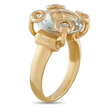 Gucci - Ring - 18 karaat Geel goud, GUCCI Horsebit 18K, Nieuw