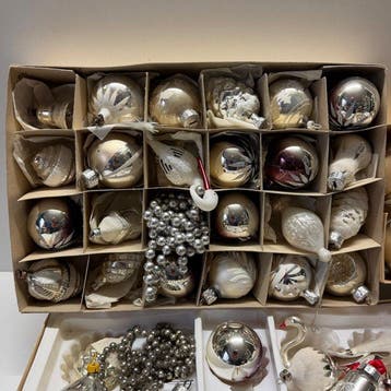 Kerstdecoratie (70) - Glas, Metaal, Plastic, Katoen, Diversen, Nieuw