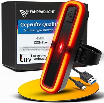 2dekans | Achterlicht fiets met remindicator - achterlicht, Fietsen en Brommers, Ophalen of Verzenden, Nieuw