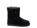 Veiling - Warmbat Kangaroo Suede Laars Zwart - 37, Nieuw