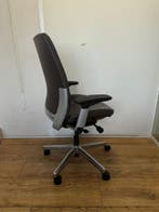 Steelcase Amia - Bureaustoel Leer - Refurbished, Bruin, Verzenden, Zo goed als nieuw, Bureaustoel