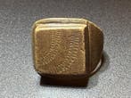 Renaissance Brons Massieve ring met een zig-zaggolvend, Bijoux, Sacs & Beauté