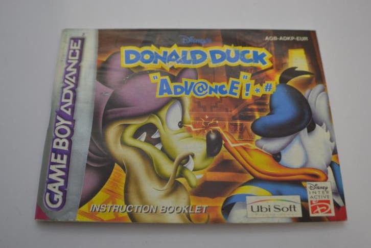 Disneys Donald Duck Advance  (GBA  EUR MANUAL), Consoles de jeu & Jeux vidéo, Consoles de jeu | Nintendo Consoles | Accessoires