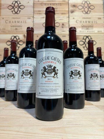 2013 Château Gaudin Réserve - Pauillac Grand Cru - 12, Nieuw