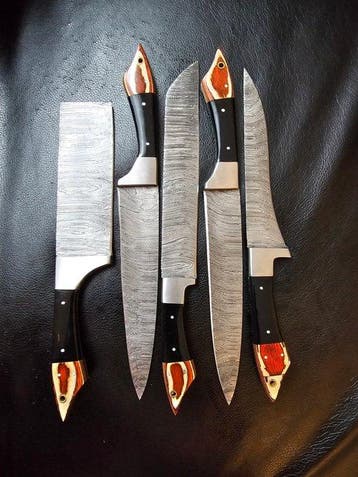 Keukenmes - Chefs knife - Pakka-hout, hars en handgemaakt